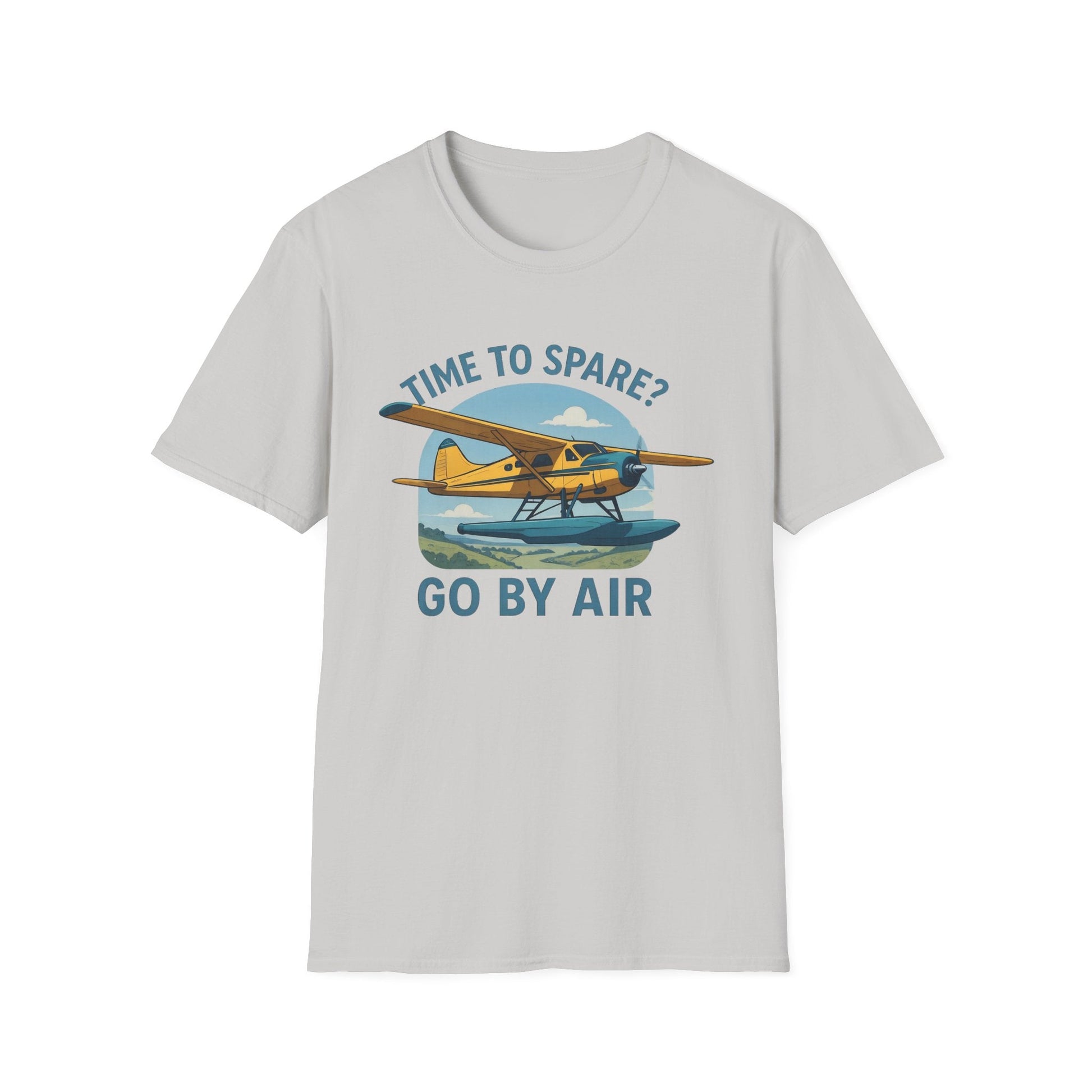 DHC-2 Beaver Premium T-Shirt – “Time to Spare? Go by Air” Floatplane Bush Tee - Pilot gifts - WWII warbird t-shirt