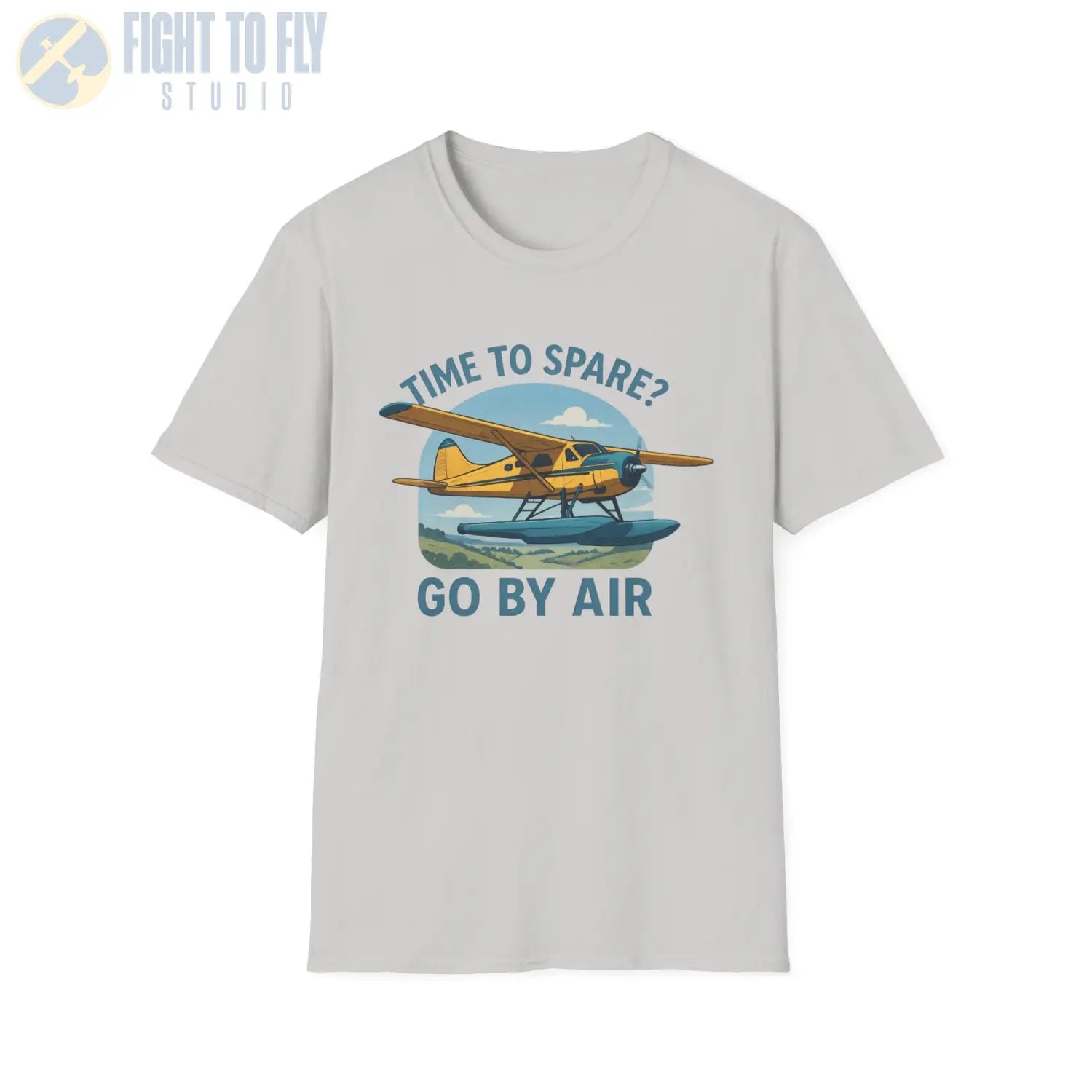 Time to Spare? Go by Air - Beaver - T-Shirt - Pilot gifts - WWII warbird t-shirt