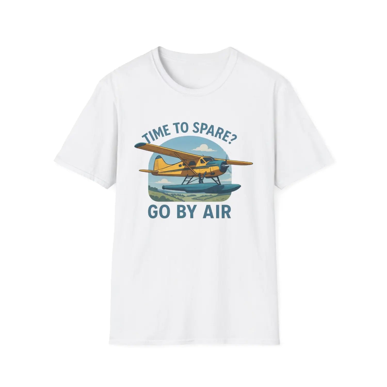 Time to Spare? Go by Air - Beaver - T-Shirt - Pilot gifts - WWII warbird t-shirt