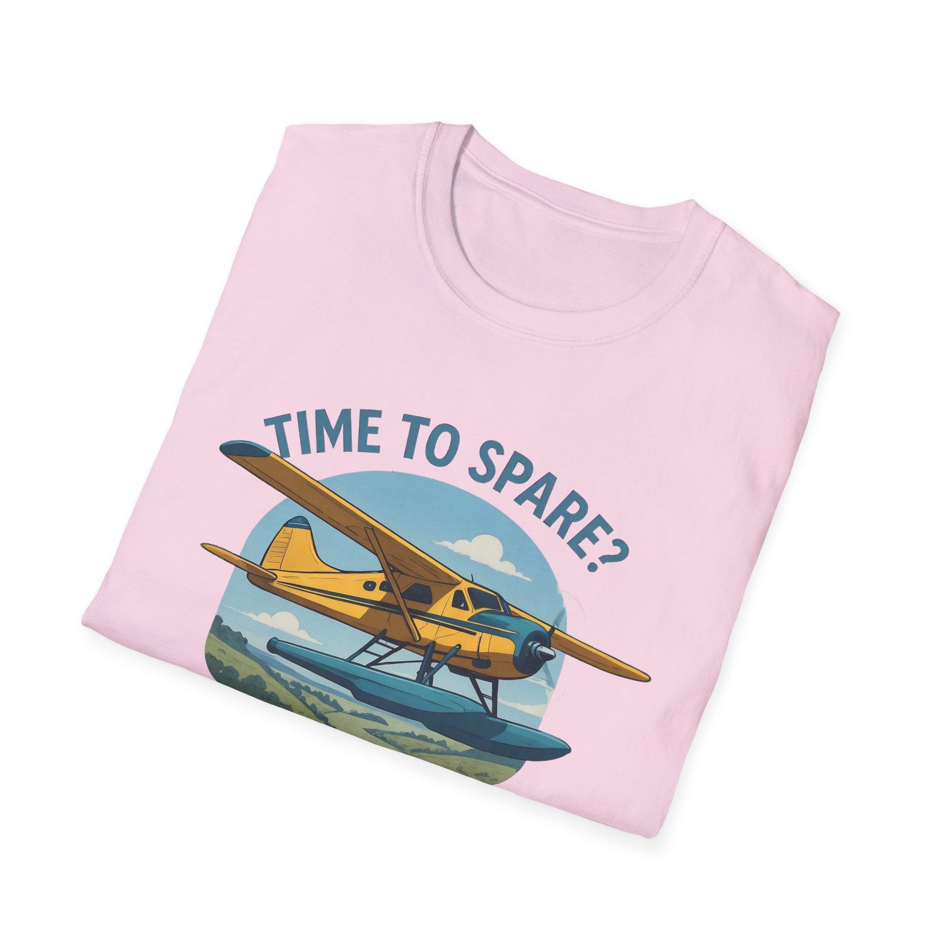 DHC-2 Beaver Premium T-Shirt – “Time to Spare? Go by Air” Floatplane Bush Tee - Pilot gifts - WWII warbird t-shirt