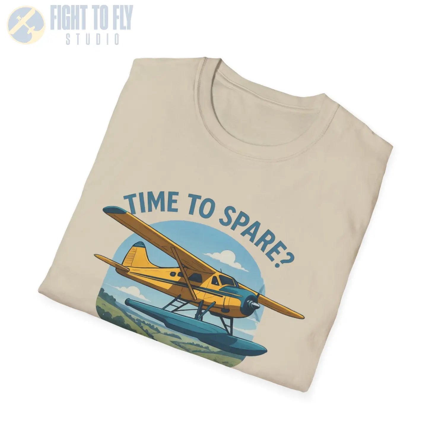 Time to Spare? Go by Air - Beaver - T-Shirt - Pilot gifts - WWII warbird t-shirt
