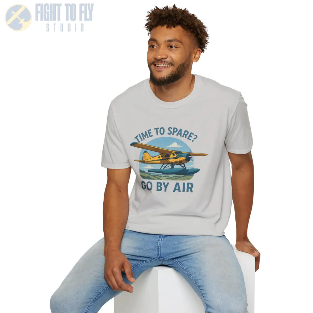 Time to Spare? Go by Air - Beaver - T-Shirt - Pilot gifts - WWII warbird t-shirt