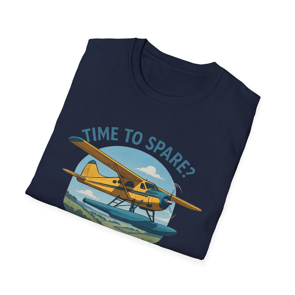 DHC-2 Beaver Premium T-Shirt – “Time to Spare? Go by Air” Floatplane Bush Tee - Pilot gifts - WWII warbird t-shirt