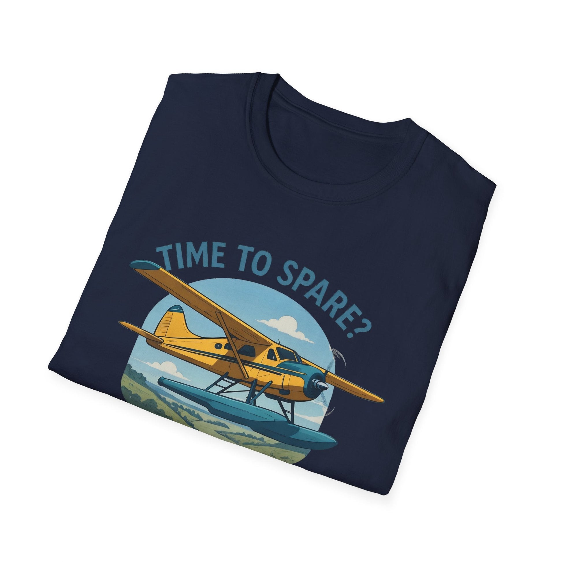 DHC-2 Beaver Premium T-Shirt – “Time to Spare? Go by Air” Floatplane Bush Tee - Pilot gifts - WWII warbird t-shirt