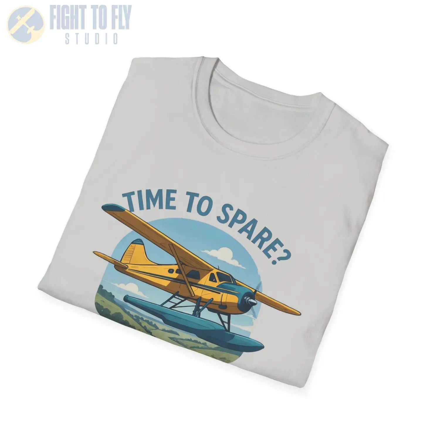Time to Spare? Go by Air - Beaver - T-Shirt - Pilot gifts - WWII warbird t-shirt