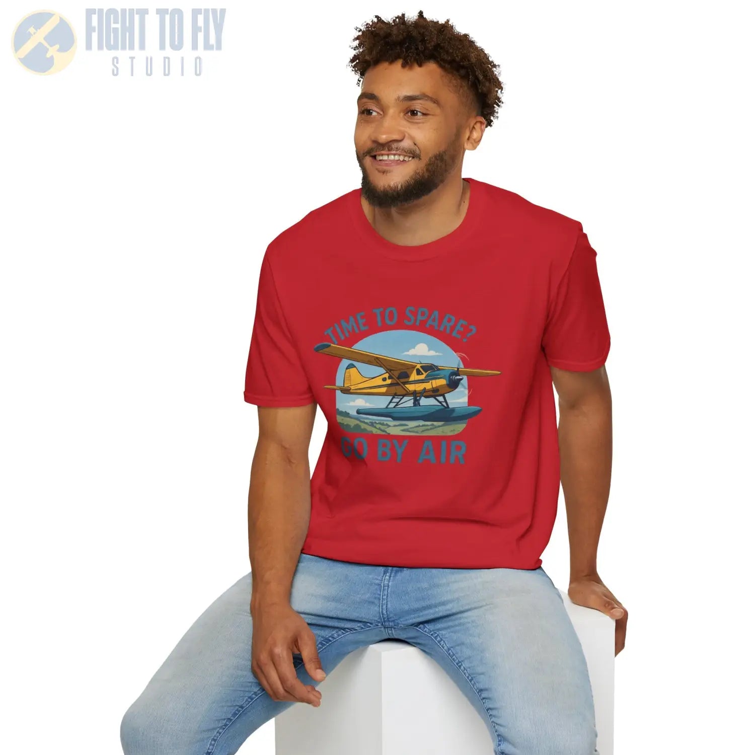 Time to Spare? Go by Air Beaver T Shirt Pilot gifts WWII warbird t shirt