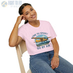 Time to Spare? Go by Air - Beaver - T-Shirt - Pilot gifts - WWII warbird t-shirt