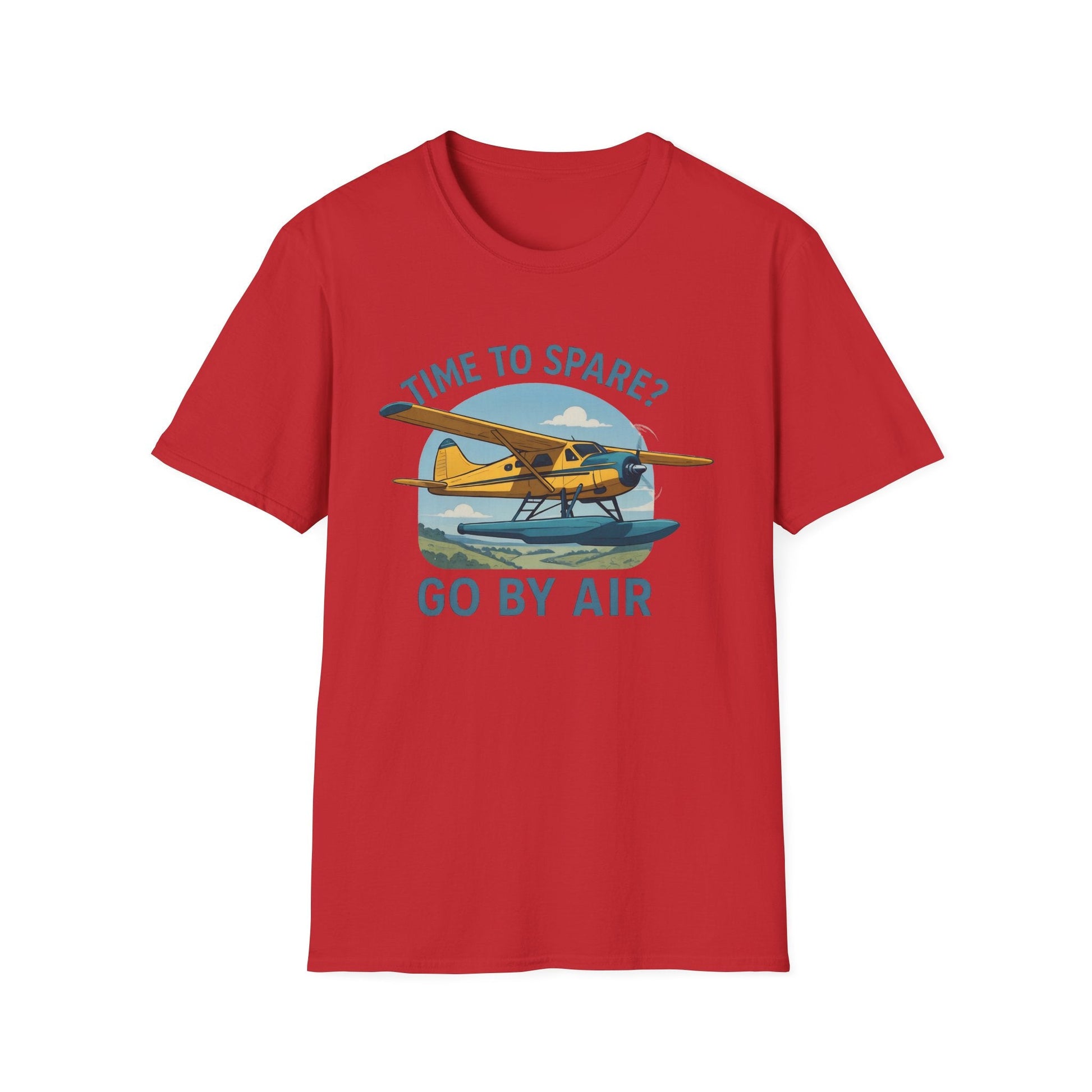 DHC-2 Beaver Premium T-Shirt – “Time to Spare? Go by Air” Floatplane Bush Tee - Pilot gifts - WWII warbird t-shirt