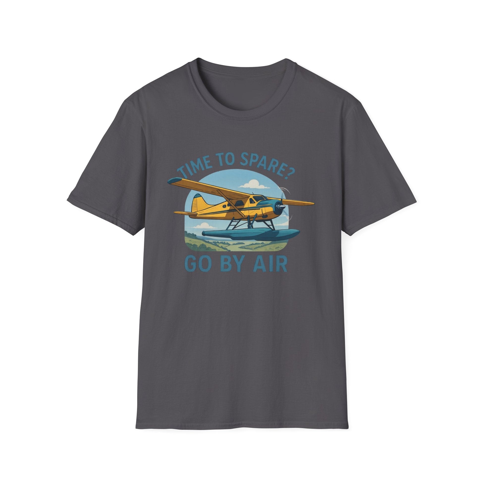 DHC-2 Beaver Premium T-Shirt – “Time to Spare? Go by Air” Floatplane Bush Tee - Pilot gifts - WWII warbird t-shirt