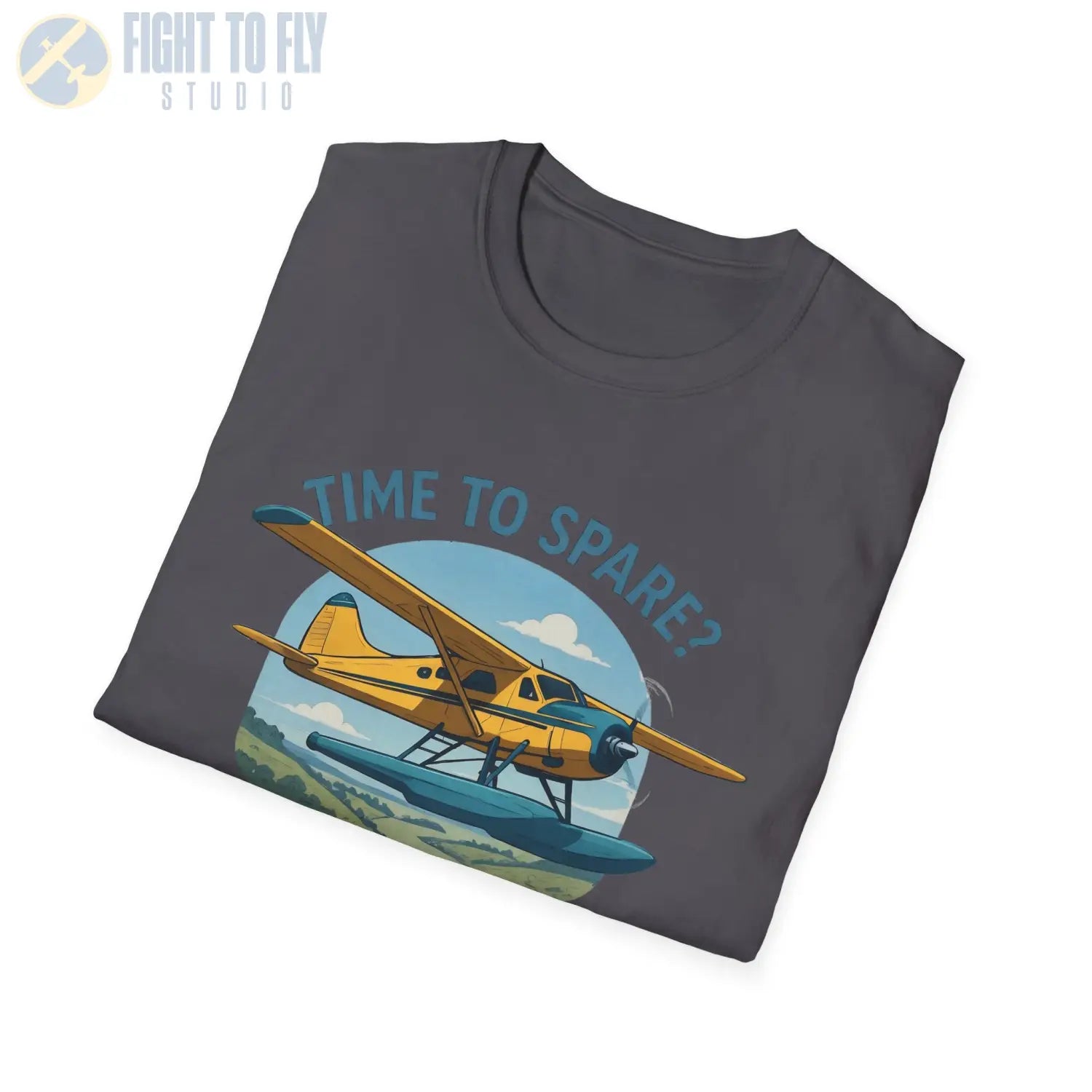 Time to Spare? Go by Air - Beaver - T-Shirt - Pilot gifts - WWII warbird t-shirt