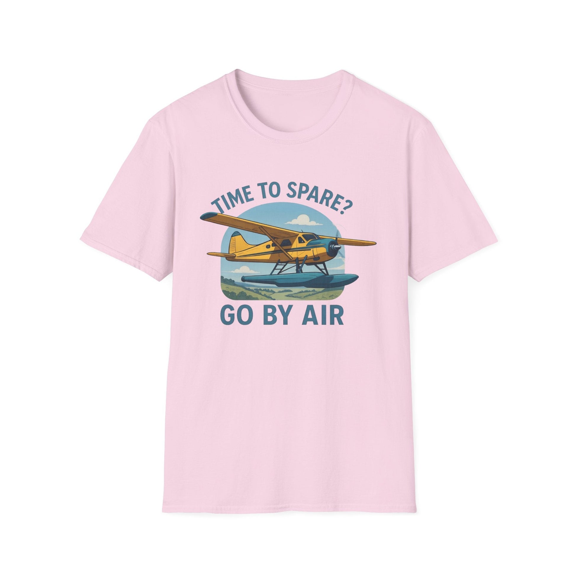 DHC-2 Beaver Premium T-Shirt – “Time to Spare? Go by Air” Floatplane Bush Tee - Pilot gifts - WWII warbird t-shirt