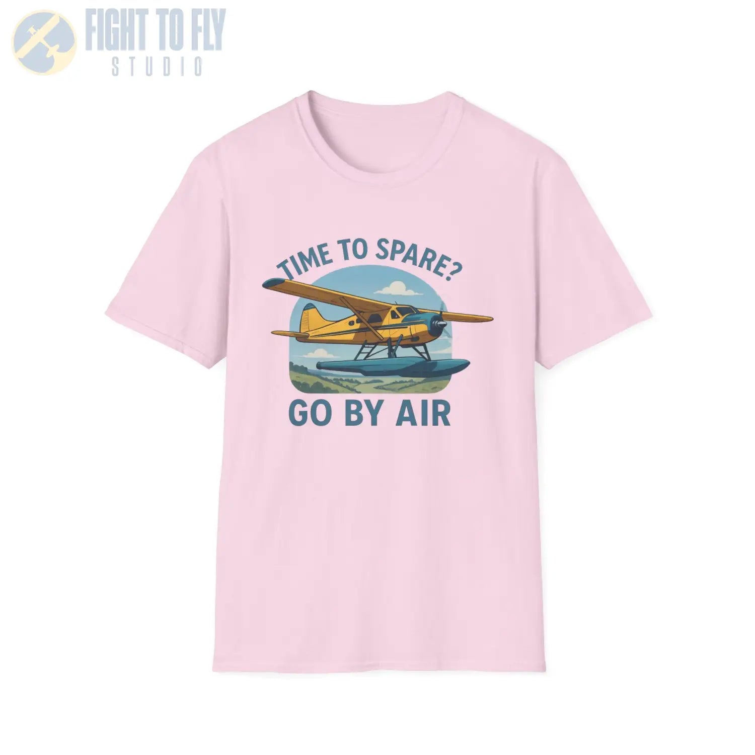 Time to Spare? Go by Air - Beaver - T-Shirt - Pilot gifts - WWII warbird t-shirt