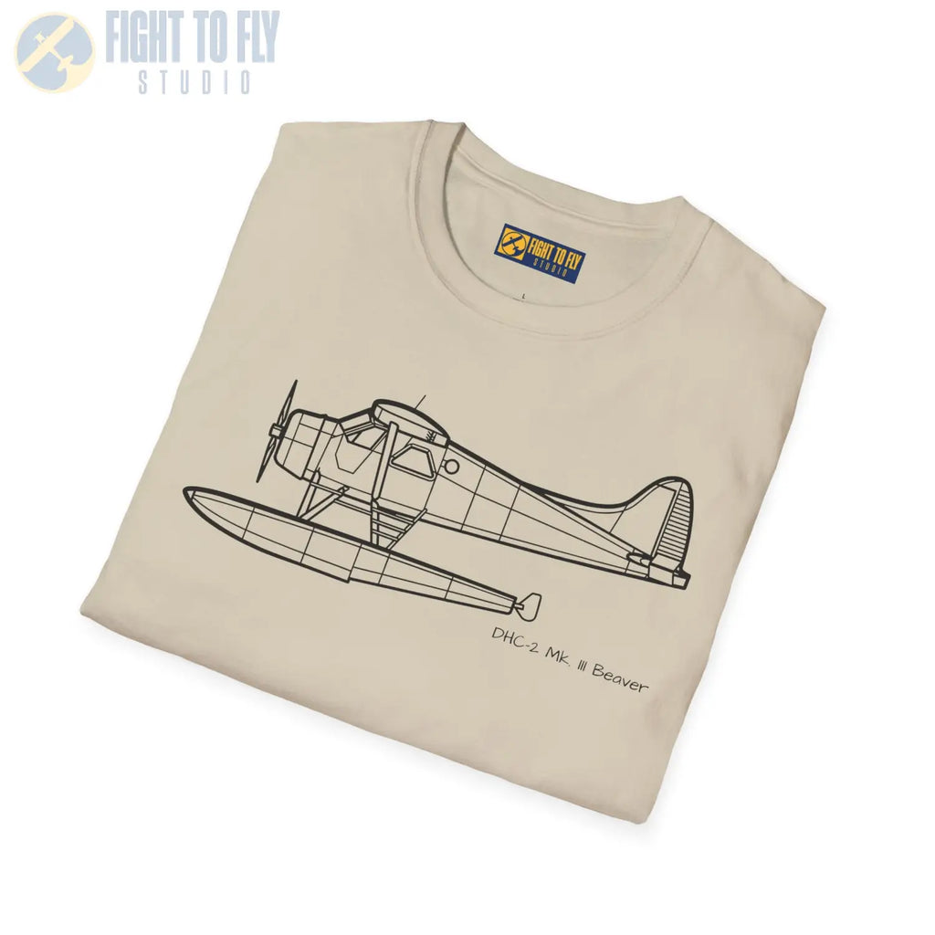 DHC-2 Mk. III Beaver on Floats T-Shirt - Pilot gifts - WWII warbird t-shirt