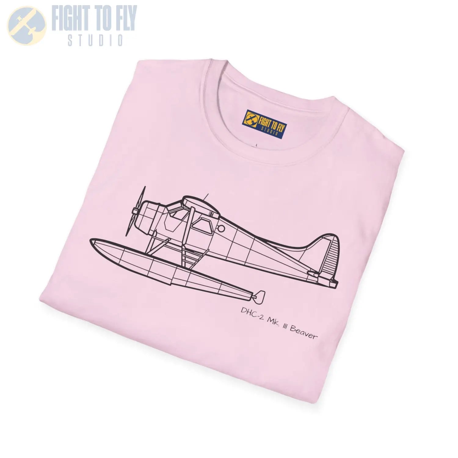 DHC-2 Mk. III Beaver on Floats T-Shirt - Pilot gifts - WWII warbird t-shirt