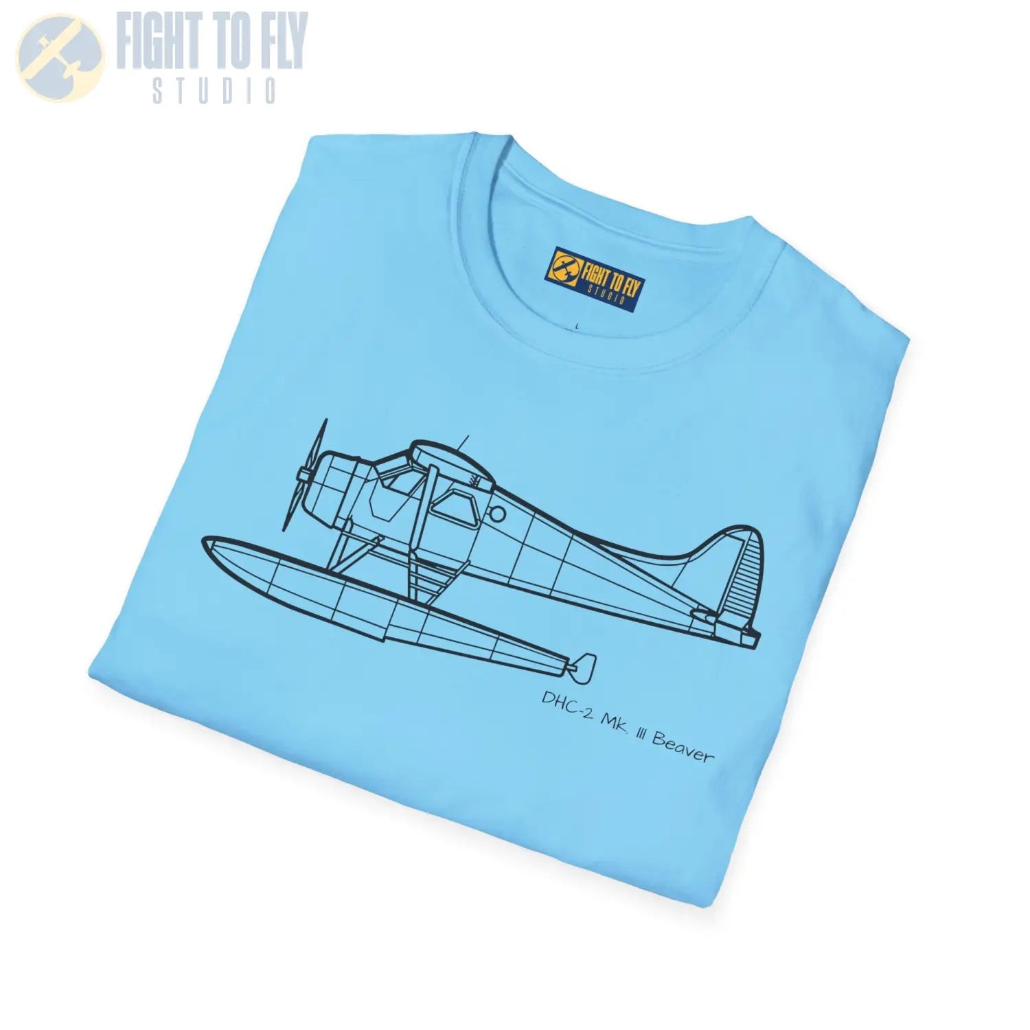 DHC-2 Mk. III Beaver on Floats T-Shirt - Pilot gifts - WWII warbird t-shirt