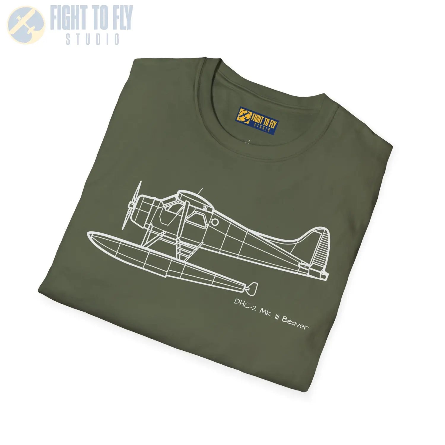 DHC-2 Mk. III Beaver on Floats T-Shirt - Pilot gifts - WWII warbird t-shirt