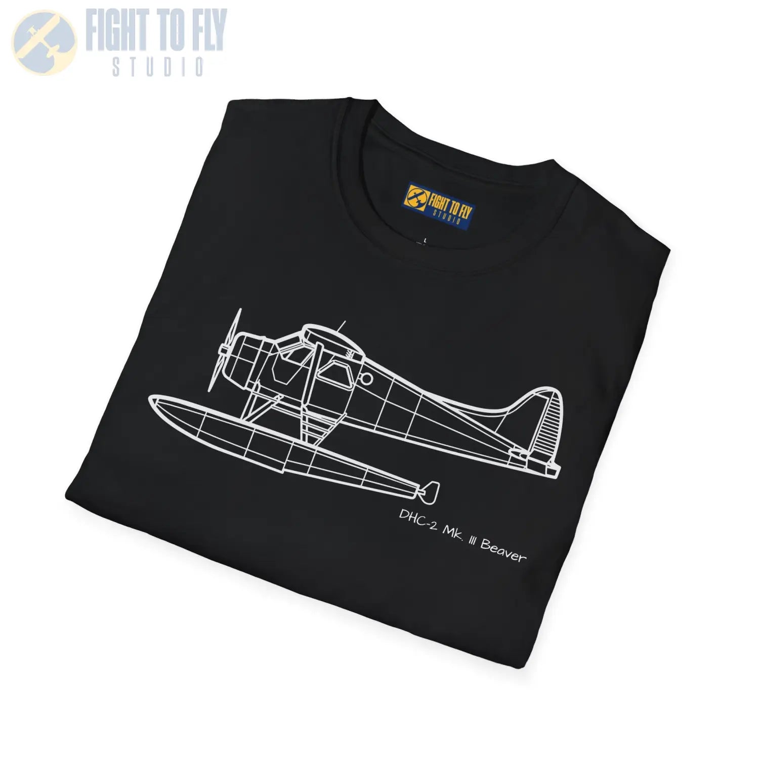 DHC-2 Mk. III Beaver on Floats T-Shirt - Pilot gifts - WWII warbird t-shirt