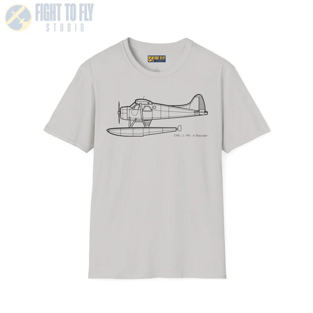 DHC-2 Mk. III Beaver on Floats T-Shirt - Pilot gifts - WWII warbird t-shirt