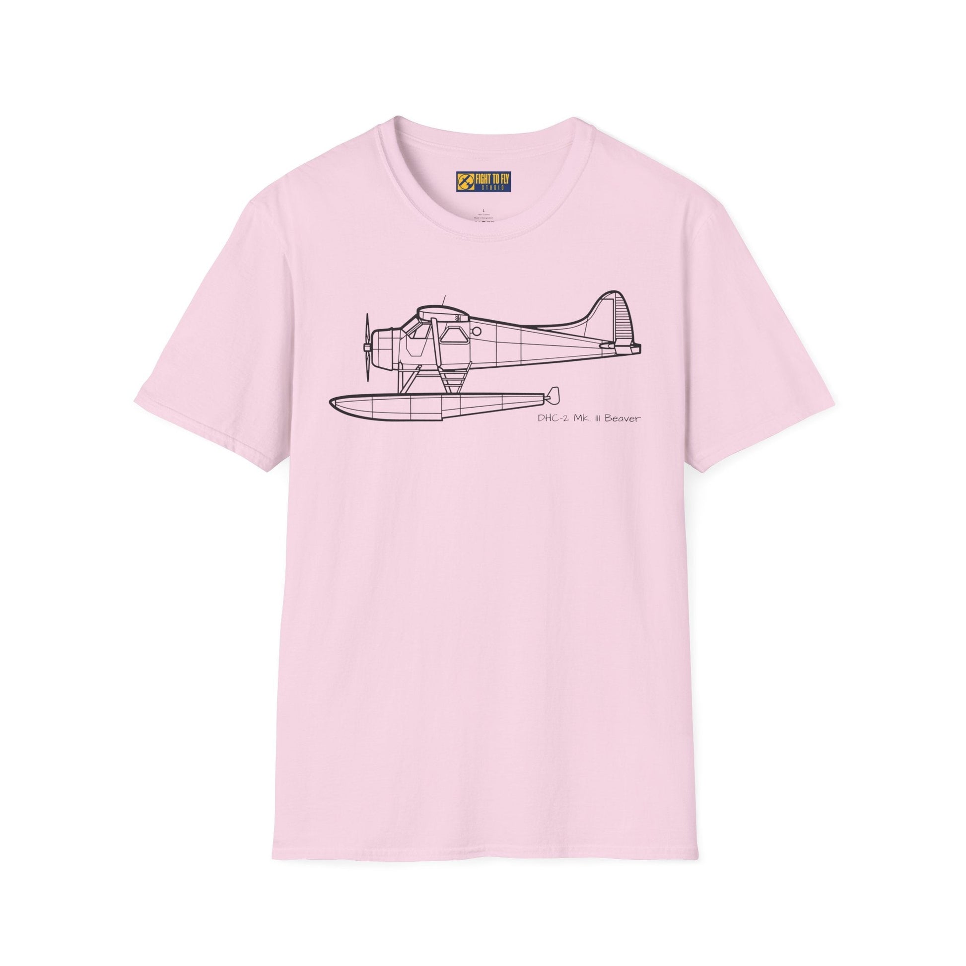 DHC-2 Mk. III Beaver on Floats T-Shirt – Turbo Floatplane Bush Aircraft Tee - Pilot gifts - WWII warbird t-shirt
