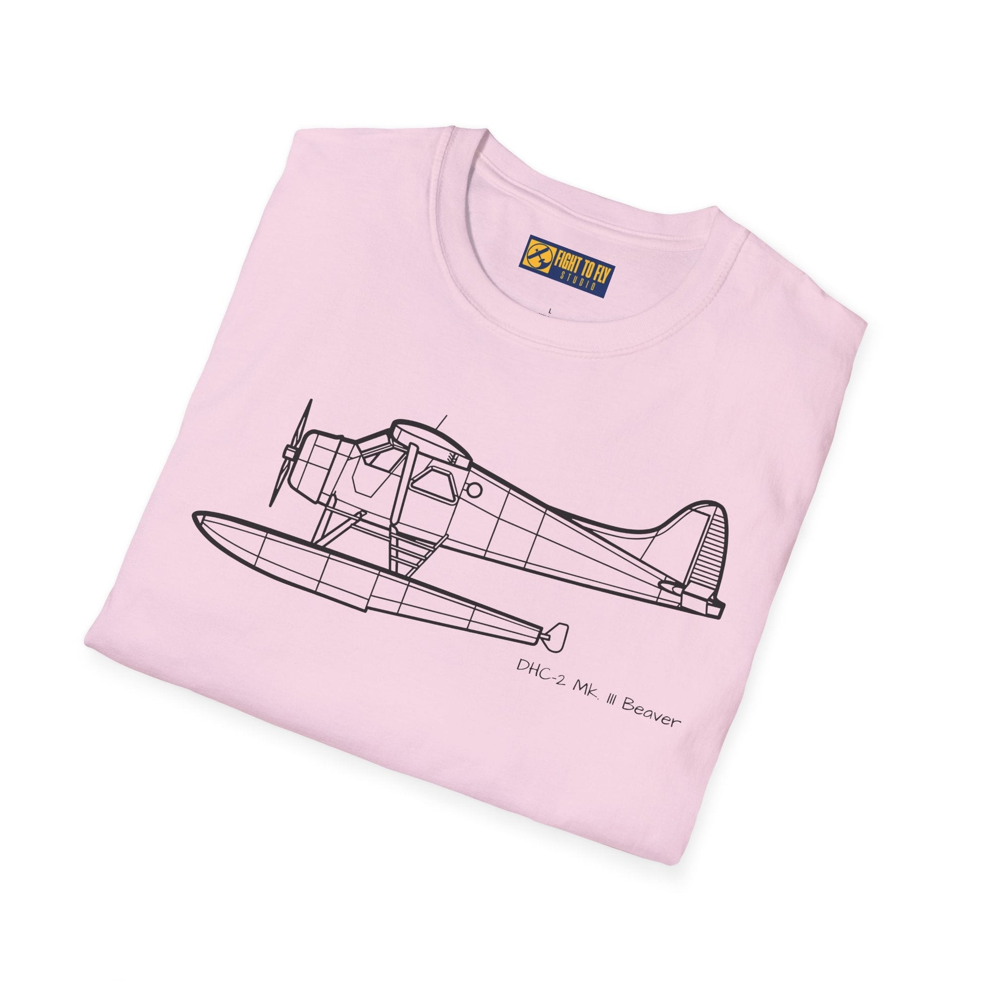 DHC-2 Mk. III Beaver on Floats T-Shirt – Turbo Floatplane Bush Aircraft Tee - Pilot gifts - WWII warbird t-shirt