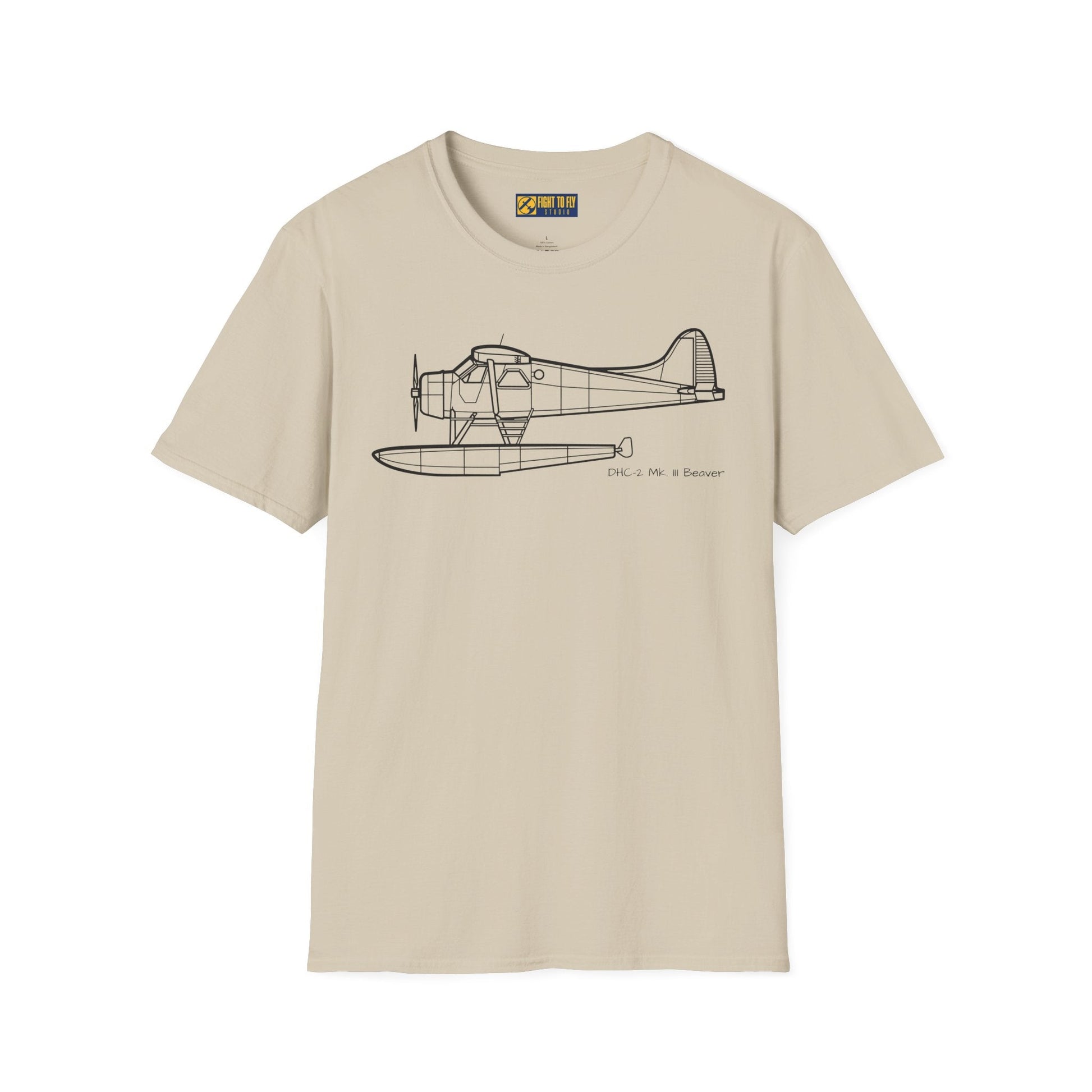 DHC-2 Mk. III Beaver on Floats T-Shirt – Turbo Floatplane Bush Aircraft Tee - Pilot gifts - WWII warbird t-shirt