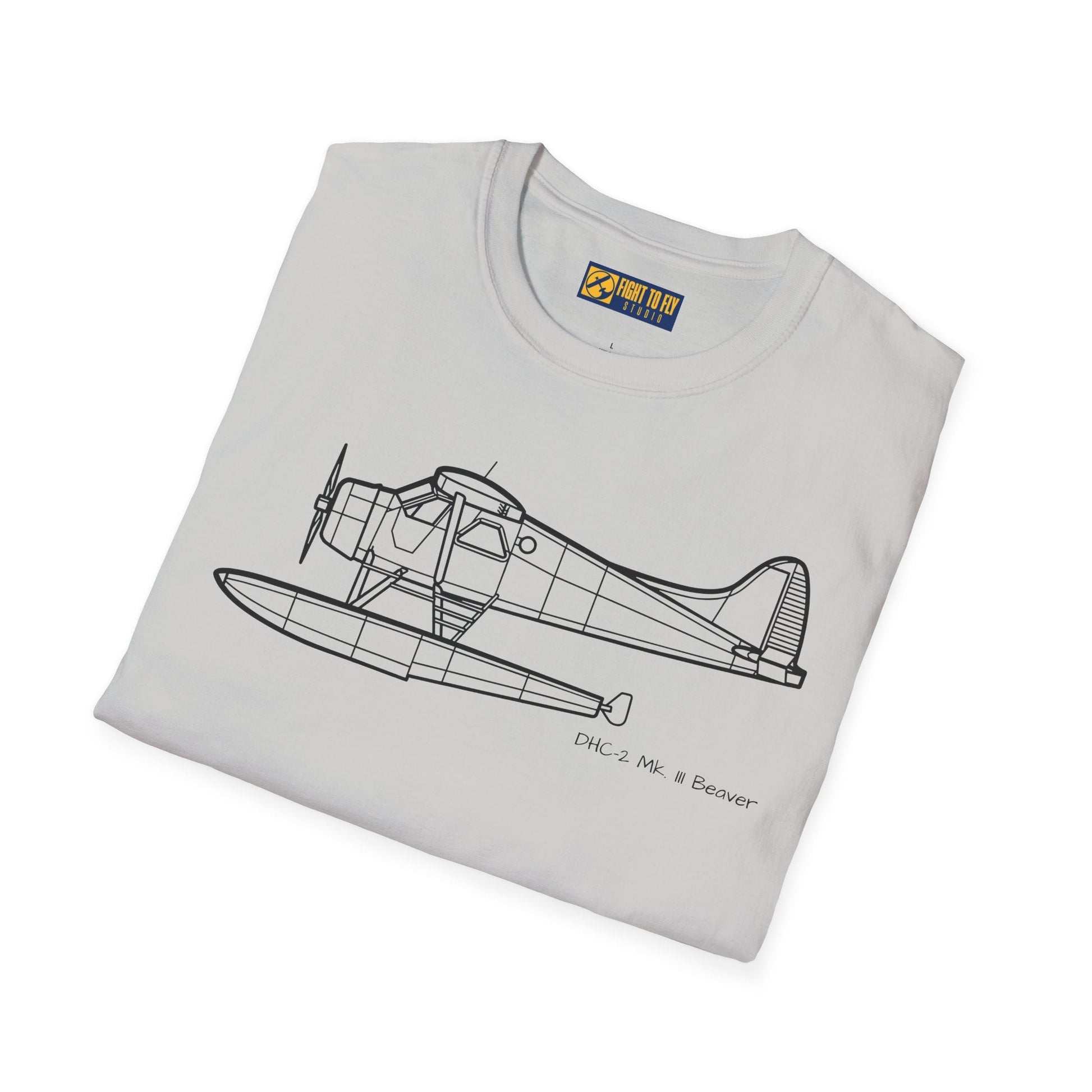 DHC-2 Mk. III Beaver on Floats T-Shirt – Turbo Floatplane Bush Aircraft Tee - Pilot gifts - WWII warbird t-shirt