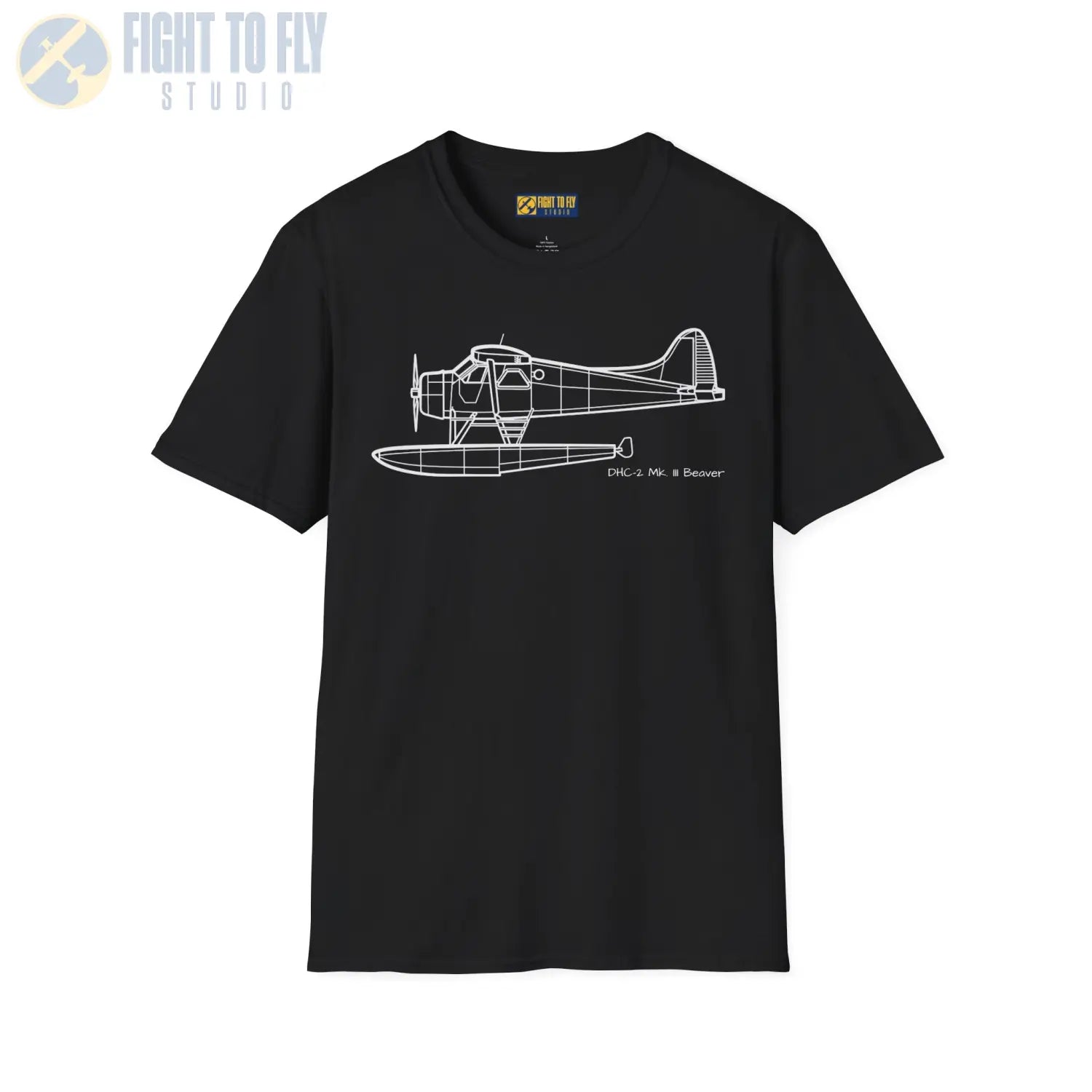 DHC-2 Mk. III Beaver on Floats T-Shirt - Pilot gifts - WWII warbird t-shirt