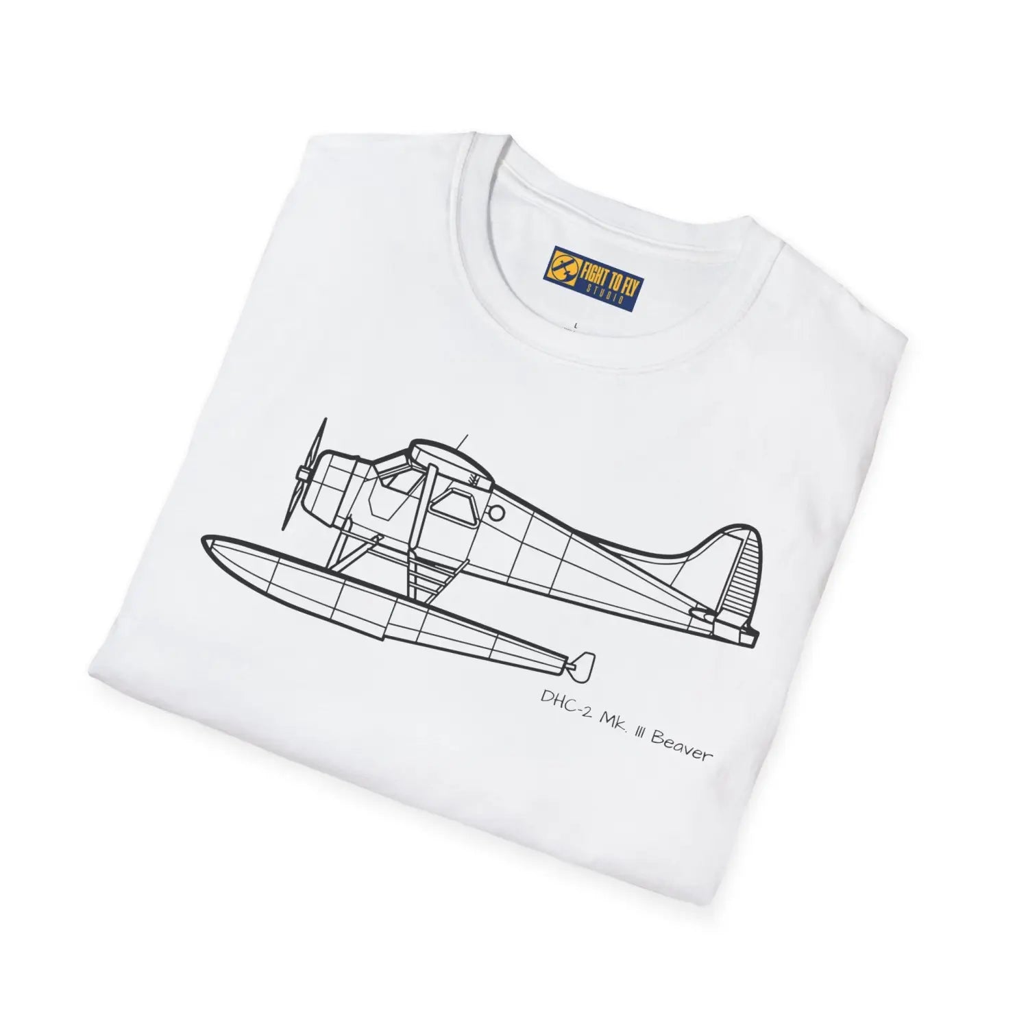 DHC-2 Mk. III Beaver on Floats T-Shirt - Pilot gifts - WWII warbird t-shirt