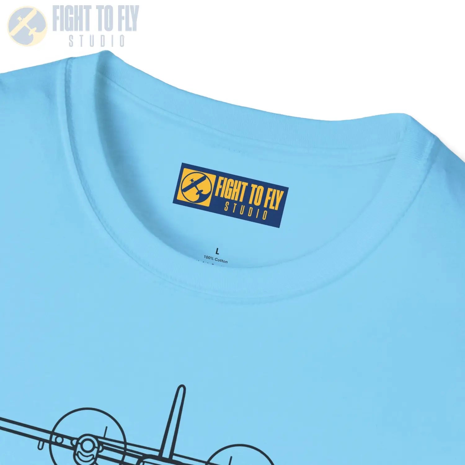DHC-6 Twin Otter on Floats Front View T-Shirt - Pilot gifts - WWII warbird t-shirt