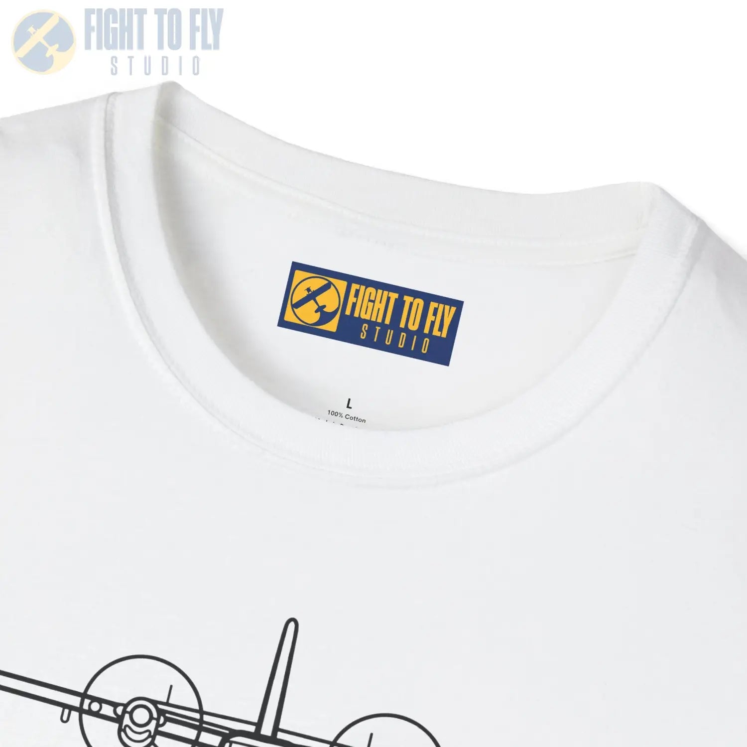 DHC-6 Twin Otter on Floats Front View T-Shirt - Pilot gifts - WWII warbird t-shirt