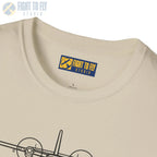 DHC-6 Twin Otter on Floats Front View T-Shirt - Pilot gifts - WWII warbird t-shirt