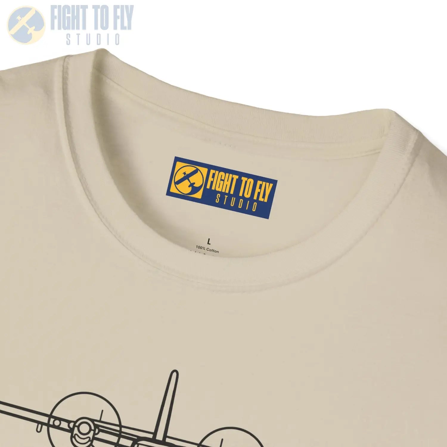DHC-6 Twin Otter on Floats Front View T-Shirt - Pilot gifts - WWII warbird t-shirt
