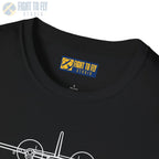 DHC-6 Twin Otter on Floats Front View T-Shirt - Pilot gifts - WWII warbird t-shirt