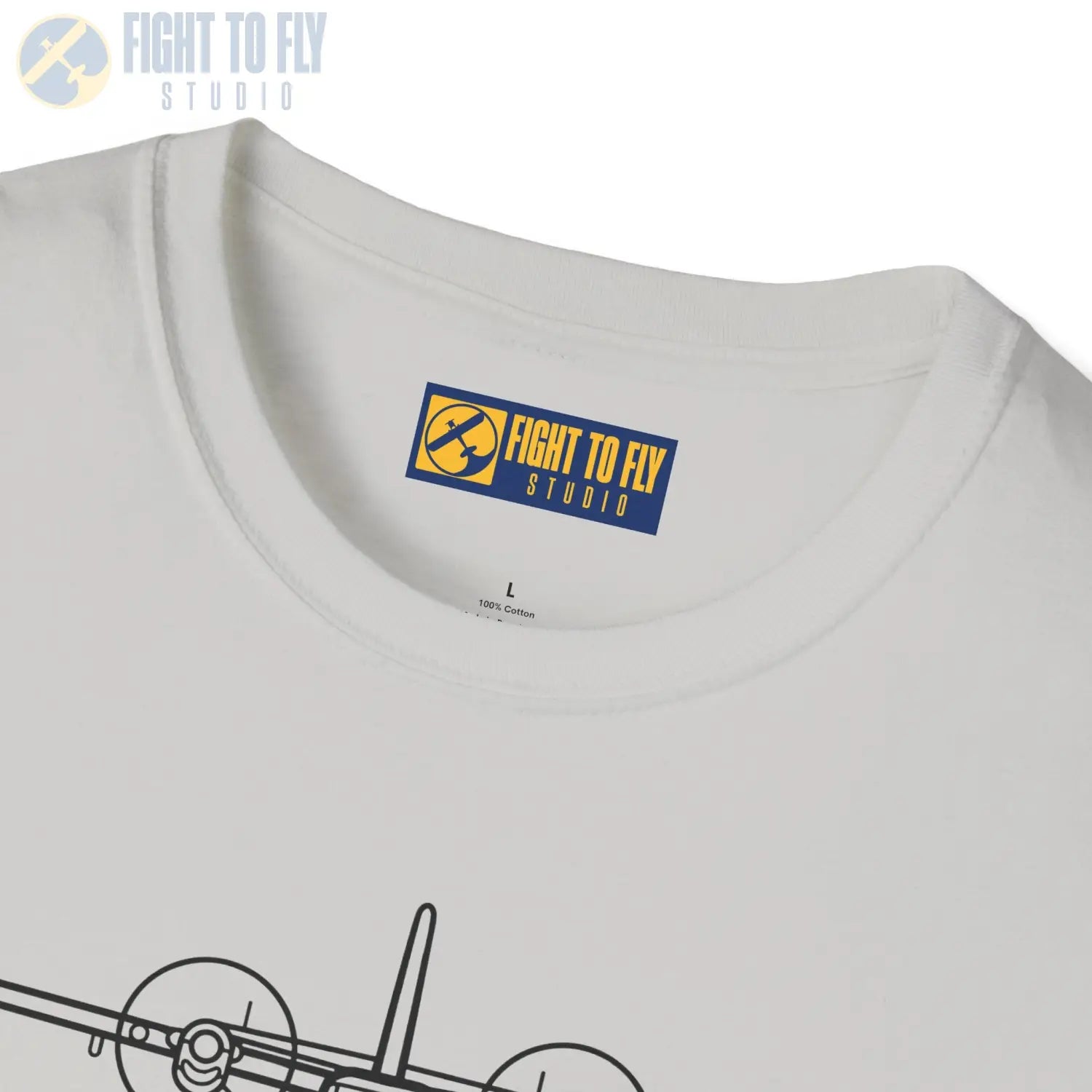 DHC-6 Twin Otter on Floats Front View T-Shirt - Pilot gifts - WWII warbird t-shirt