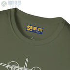 DHC-6 Twin Otter on Floats Front View T-Shirt - Pilot gifts - WWII warbird t-shirt
