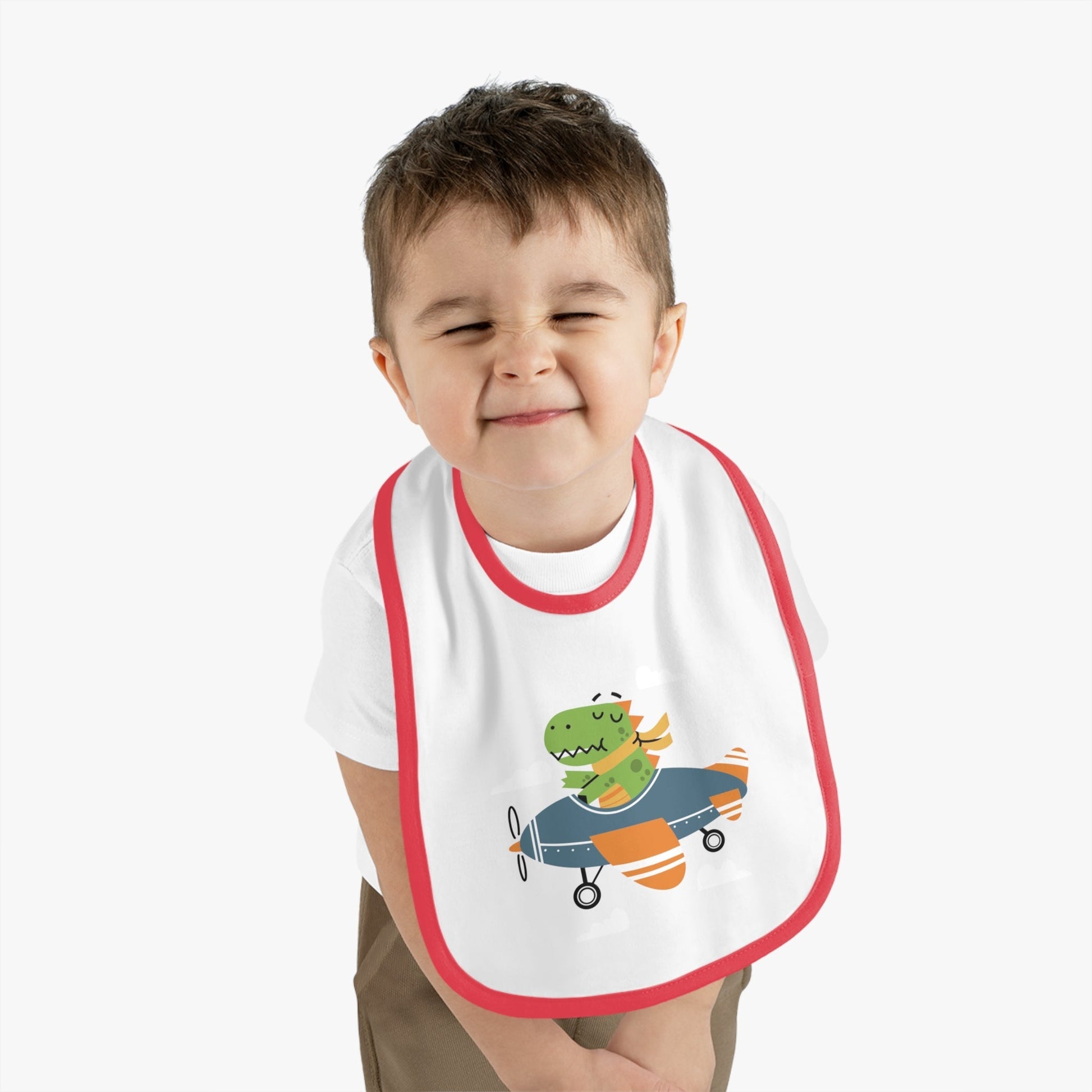 Dinosaur Airplane Baby Bib - Kids clothes
