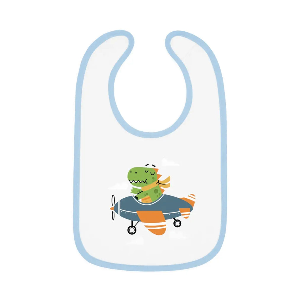 Dinosaur Airplane Baby Bib - Kids clothes - Pilot gifts - WWII warbird t-shirt