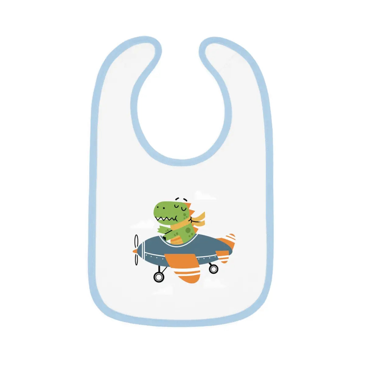 Dinosaur Airplane Baby Bib - Kids clothes - Pilot gifts - WWII warbird t-shirt