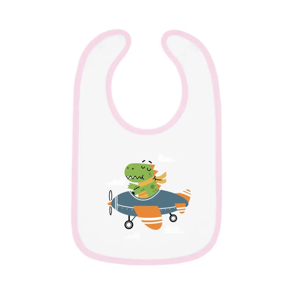 Dinosaur Airplane Baby Bib - Kids clothes - Pilot gifts - WWII warbird t-shirt
