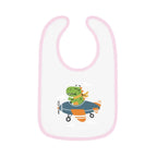 Dinosaur Airplane Baby Bib - Kids clothes - Pilot gifts - WWII warbird t-shirt