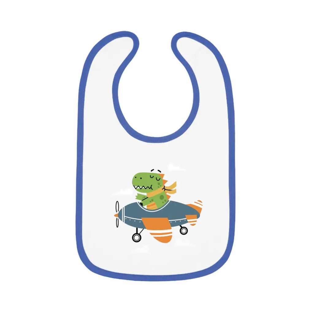 Dinosaur Airplane Baby Bib - Kids clothes - Pilot gifts - WWII warbird t-shirt