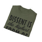 Dissent Is Patriotic T-Shirt - Pilot gifts - WWII warbird t-shirt