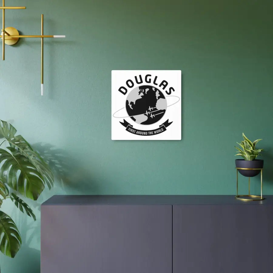 Douglas Aircraft Metal Art Sign - Home Decor - Gifts for pilots - Aviation apparel