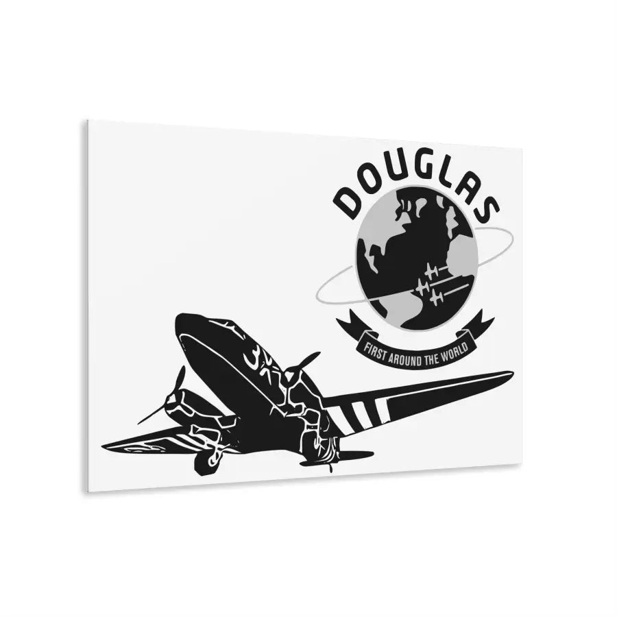 Douglas C-47 Skytrain - Home Decor - Pilot gifts - WWII warbird t-shirt