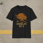 Douglas DC-3 “Retro Heritage” T-Shirt - Pilot gifts - WWII warbird t-shirt