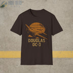 Douglas DC-3 “Retro Heritage” T-Shirt - Pilot gifts - WWII warbird t-shirt