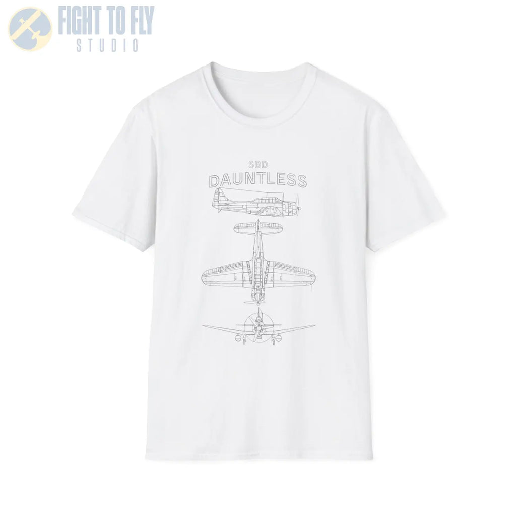 Douglas SBD Dauntless — T-shirt - T-Shirt - Pilot gifts - WWII warbird t-shirt