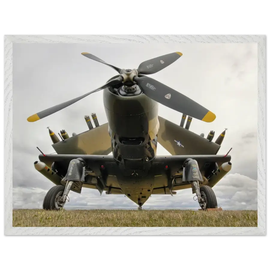 Douglas Skyraider – Armed and Ready - Print Material - Gifts for pilots - Aviation apparel