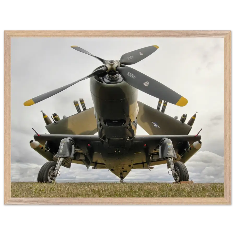 Douglas Skyraider – Armed and Ready - Print Material - Gifts for pilots - Aviation apparel