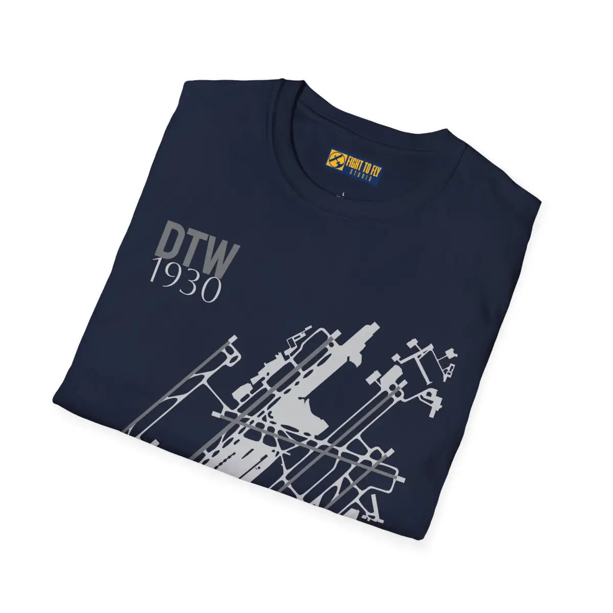 DTW Detroit Metropolitan Wayne County - 1930 - Tee - T-Shirt - Pilot gifts - WWII warbird t-shirt
